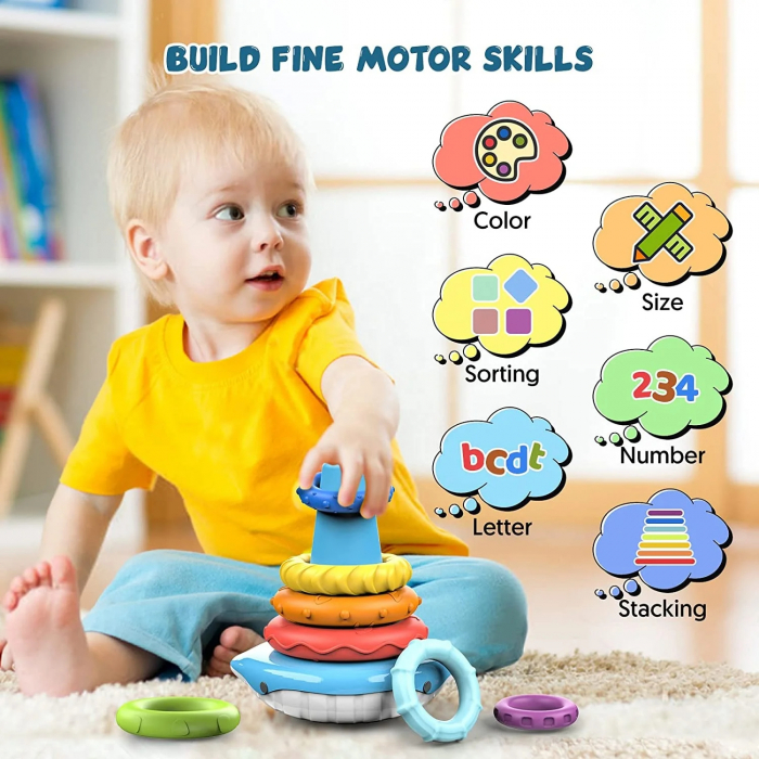 Balena Montessori pentru Coordonare Mana-Ochi [5]