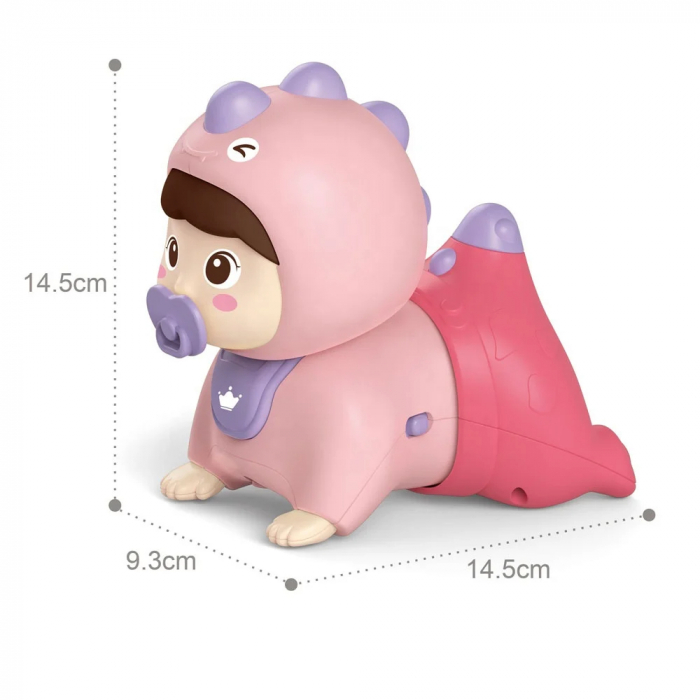Bebe Dino Crawl & Fun – Jucarie pentru invatarea mersului de-a busilea [3]