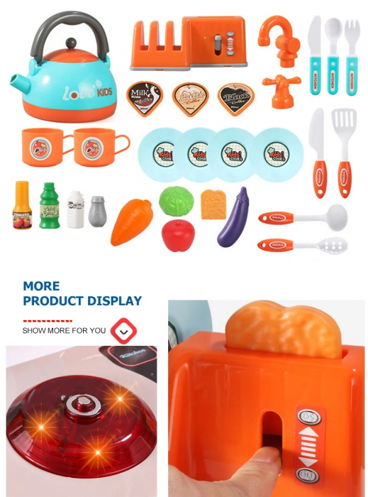 Bucatarie de Jucarie Kids Chef cu Lumini si Sunete [7]