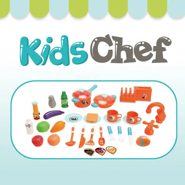 Bucatarie de Jucarie Kids Chef cu Lumini si Sunete [4]