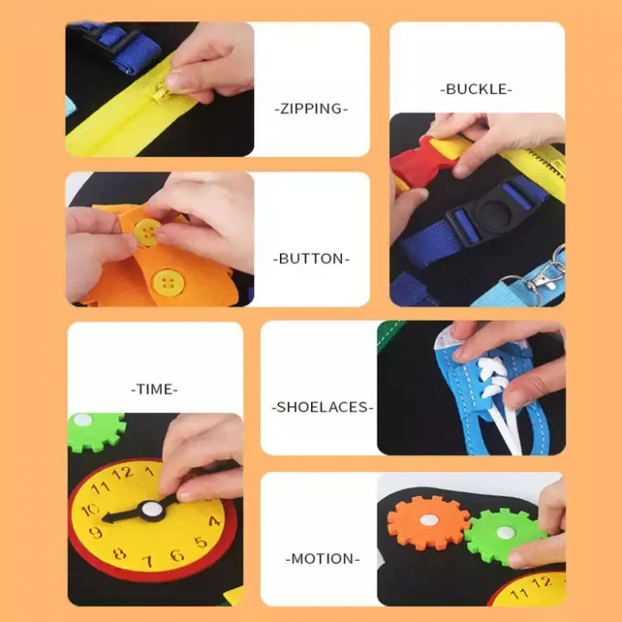 Busy Board Educativ din Fetru - Racheta [3]