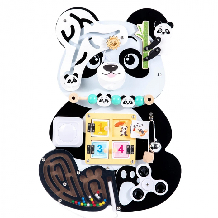 Busy Board Montessori Panda [2]