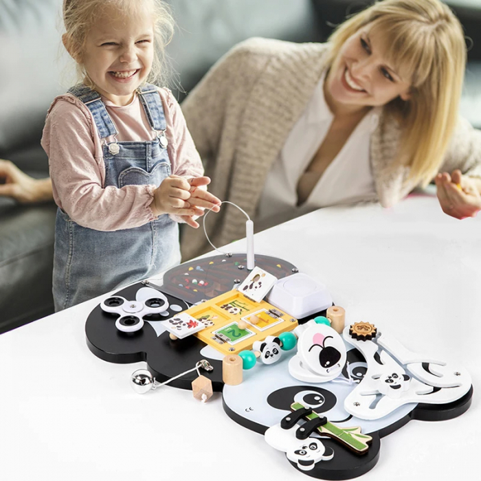 Busy Board Montessori Panda [1]