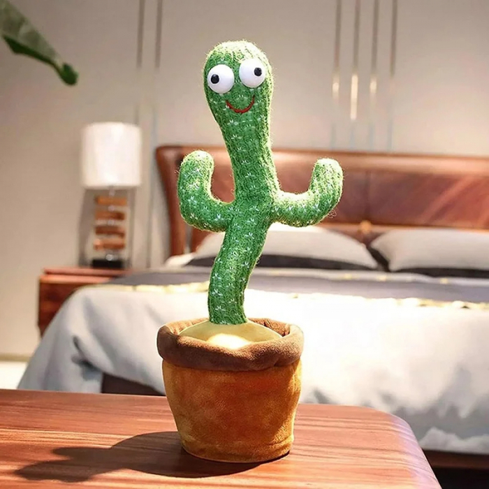 Cactus Dansator Interactiv cu Sunete, Functie de Inregistrare si Lumini [6]