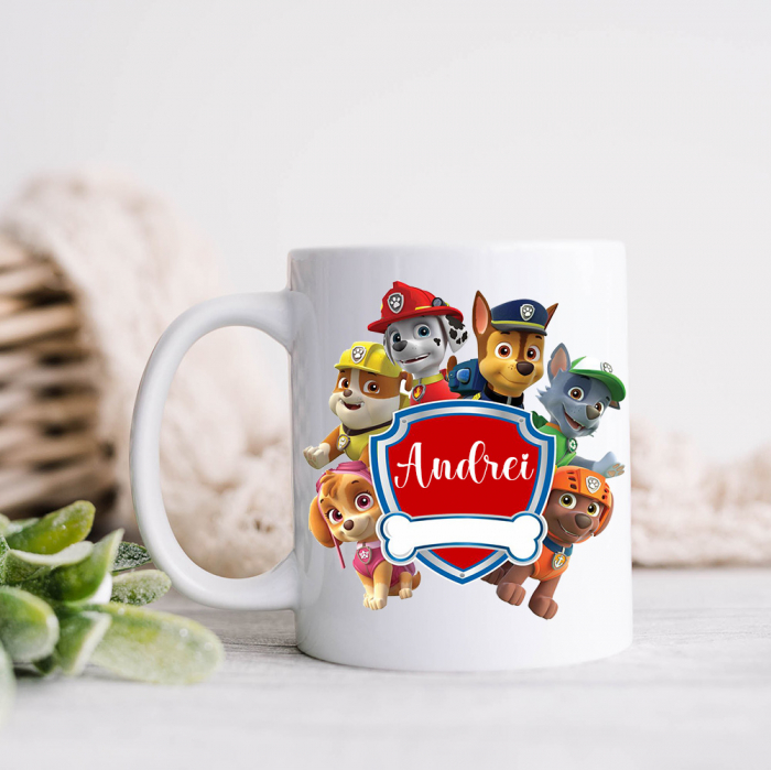 Cana Patrula Catelusilor personalizata cu nume [1]