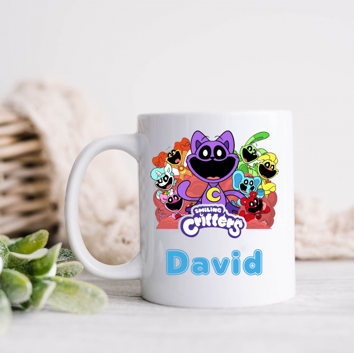 Cana Creaturi Zambitoare, Smiling Critterso personalizata cu nume [1]