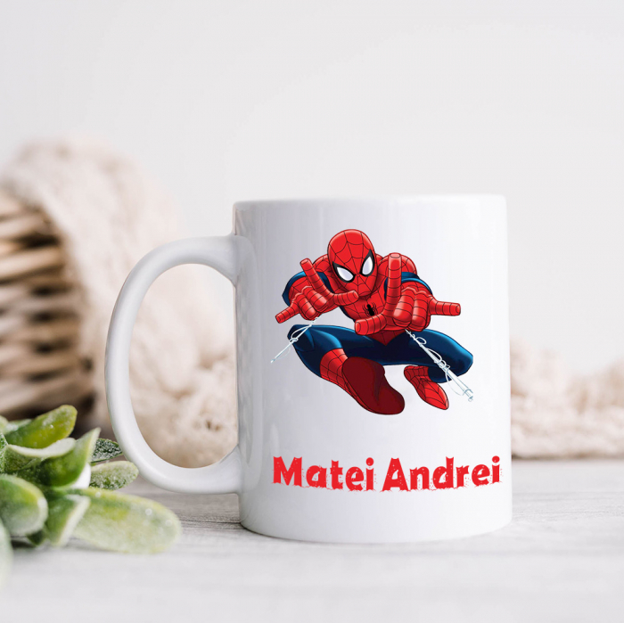 Cana Spider-Man personalizata cu nume [1]