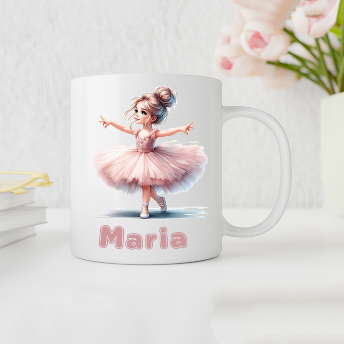 Cana Personalizata cu Nume -  Balerina [1]