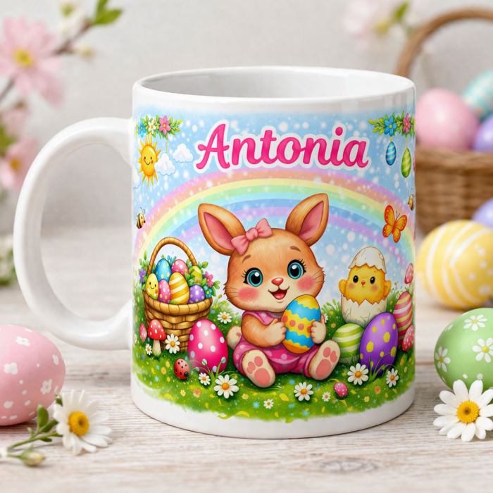 Cana personalizata cu nume - tematica Paste [3]