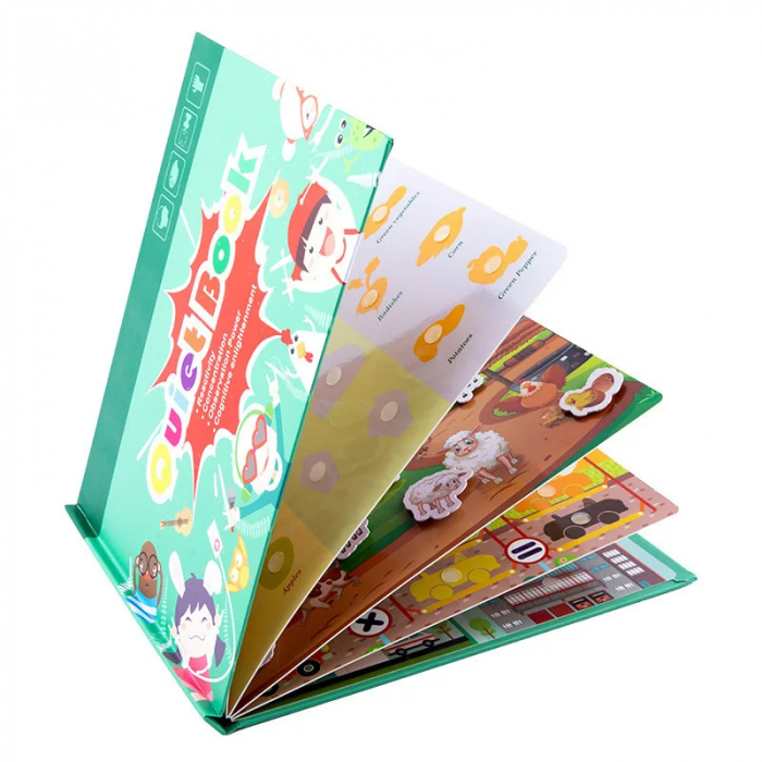 Carte interactiva Quiet Book pentru dezvoltarea cognitiva a copiilor [4]