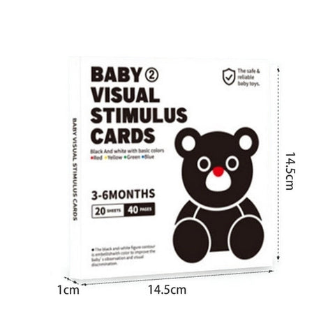 Cartonase Montessori pentru Stimulare Vizuala - Set Educativ pentru Bebelusi 3-6 Luni [7]
