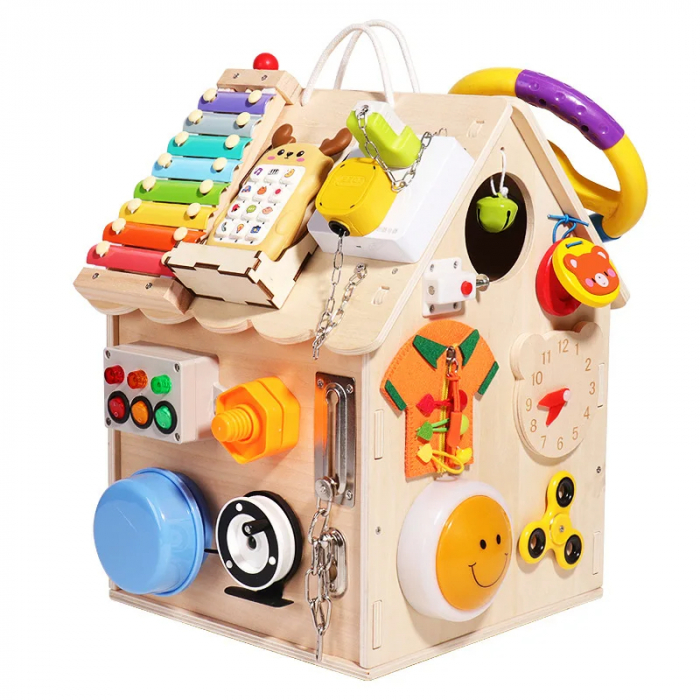 Casa Busy Board Multisenzoriala cu 21 activitati [7]