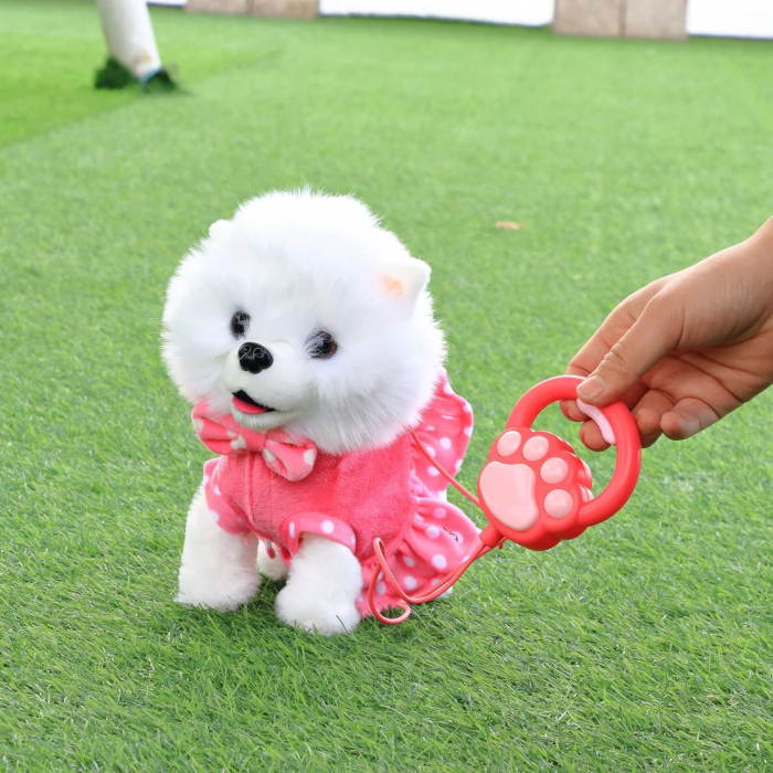 Catel interactiv cu lesa, alb [4]