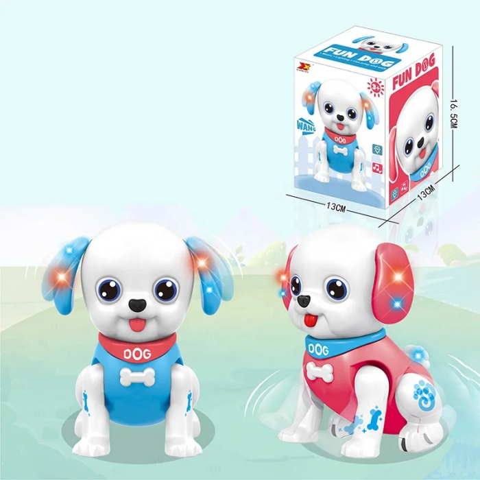 Catelus interactiv pentru copii cu lumini si sunete [1]