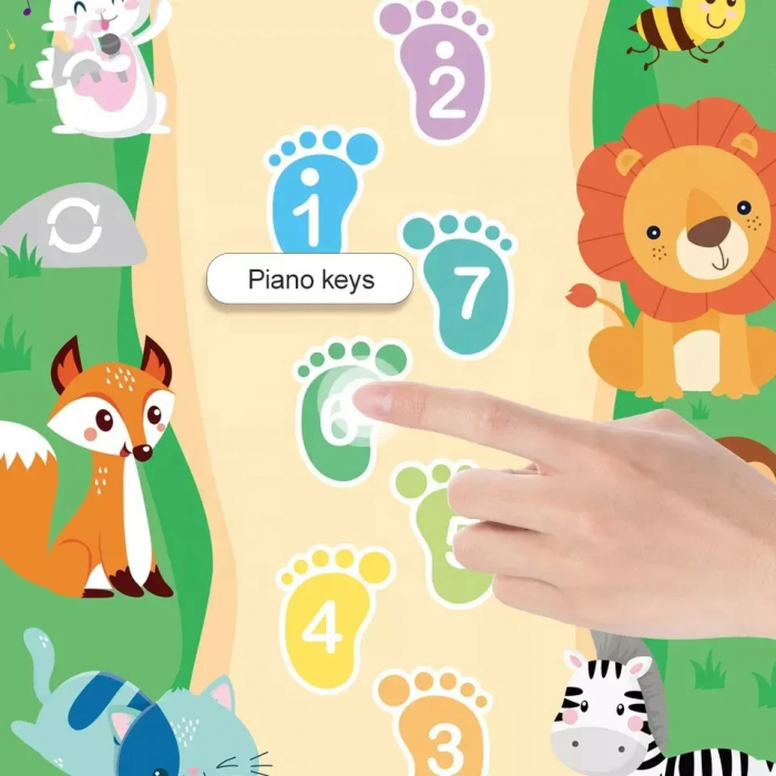 Covoras Muzical Bebe interactiv Jungla [7]