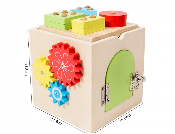 Cub din lemn Montessori 9 in 1 [4]