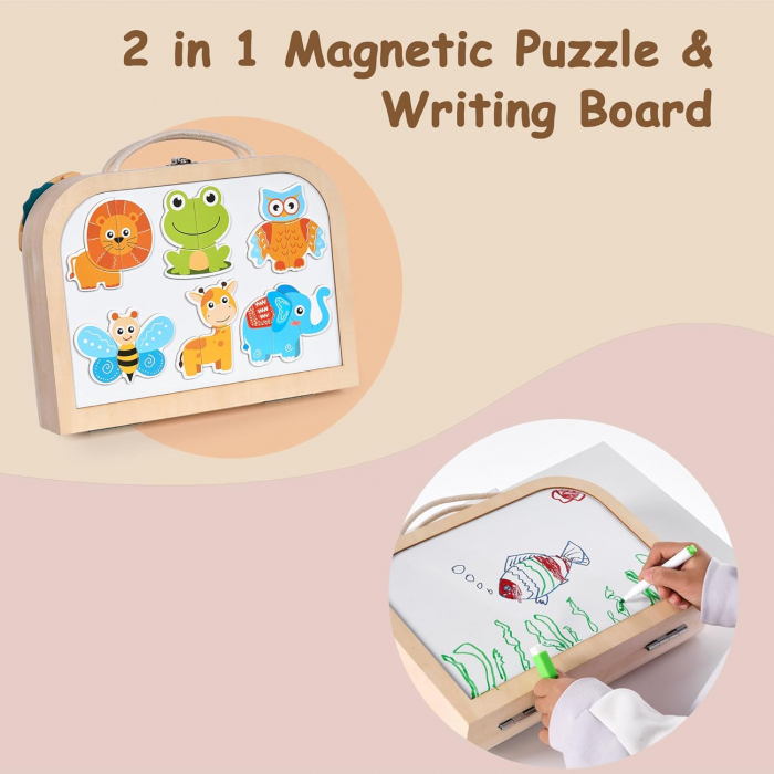 GeantaBusy Board Interactiva – Tablita Educativa cu Elemente de Dezvoltare si Luminite [3]