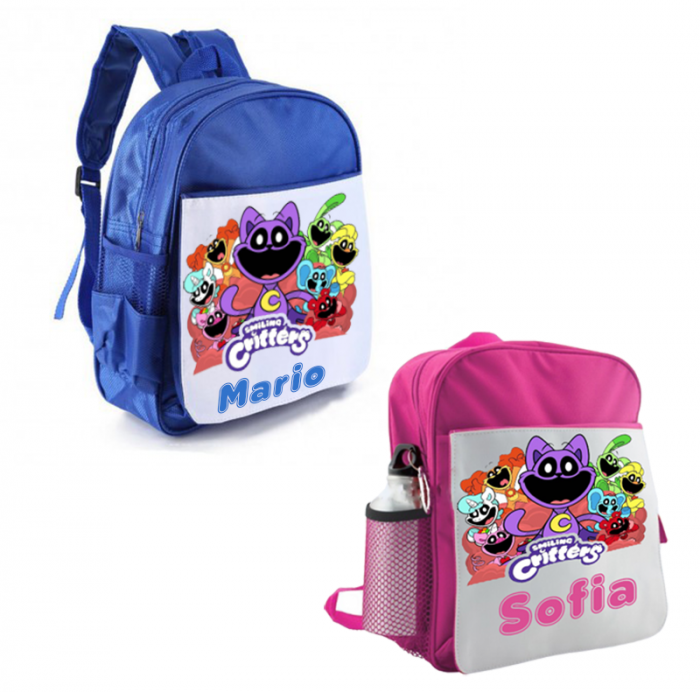 Ghiozdan copii Personalizat Creaturi Zambitoare [2]