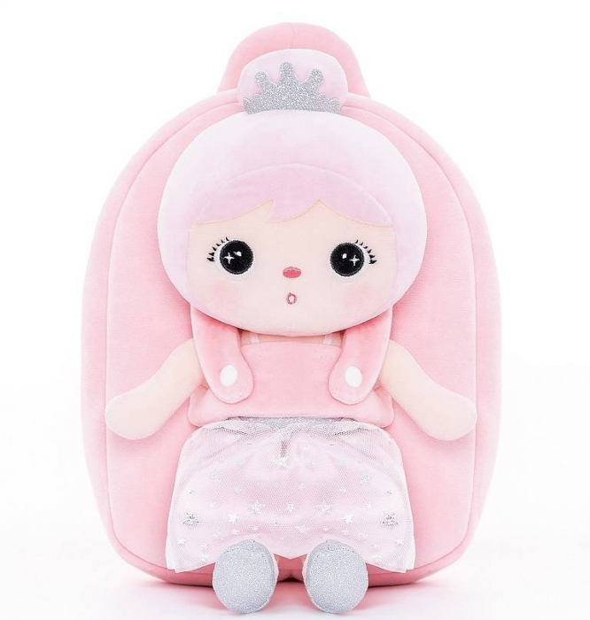 Ghiozdan fetite cu papusa detasabila, printesa, personalizat [3]