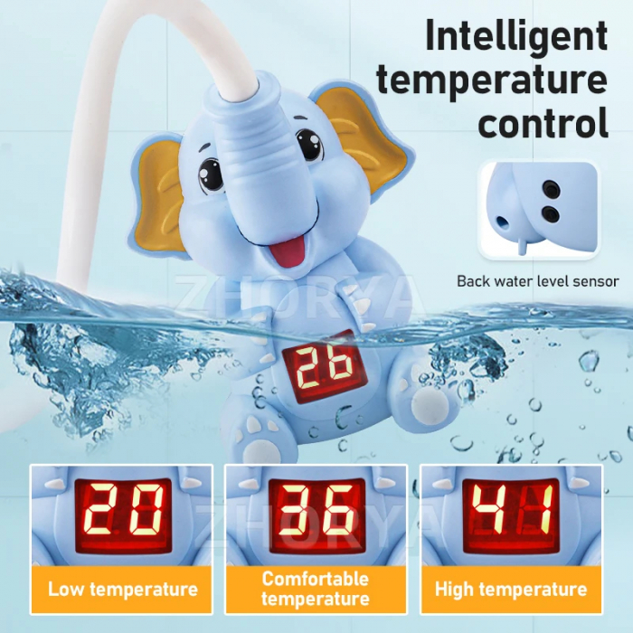 Dus de joaca interactiv pentru copii Elefantelul Magic cu control al temperaturii [6]