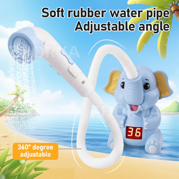 Dus de joaca interactiv pentru copii Elefantelul Magic cu control al temperaturii [5]