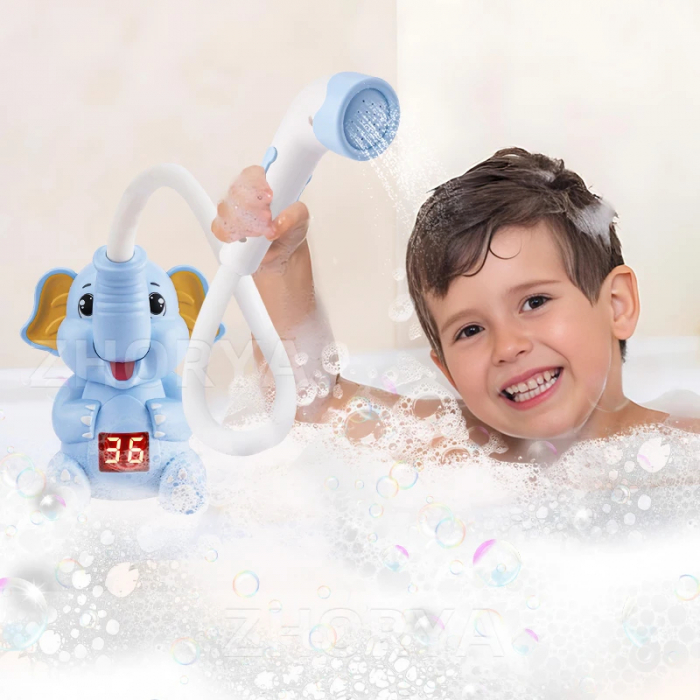 Dus de joaca interactiv pentru copii Elefantelul Magic cu control al temperaturii [4]