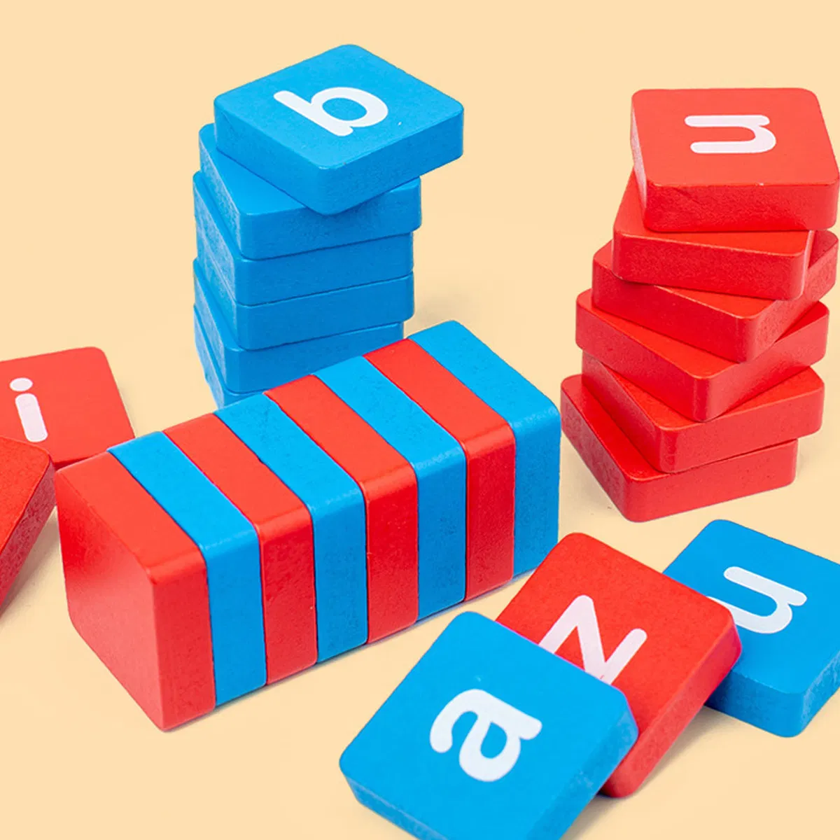 Joc Educativ din Lemn – Invata Literele si Formeaza Primele Cuvinte 3+ [6]