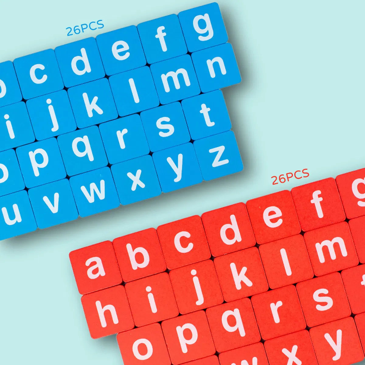 Joc Educativ din Lemn – Invata Literele si Formeaza Primele Cuvinte 3+ [4]