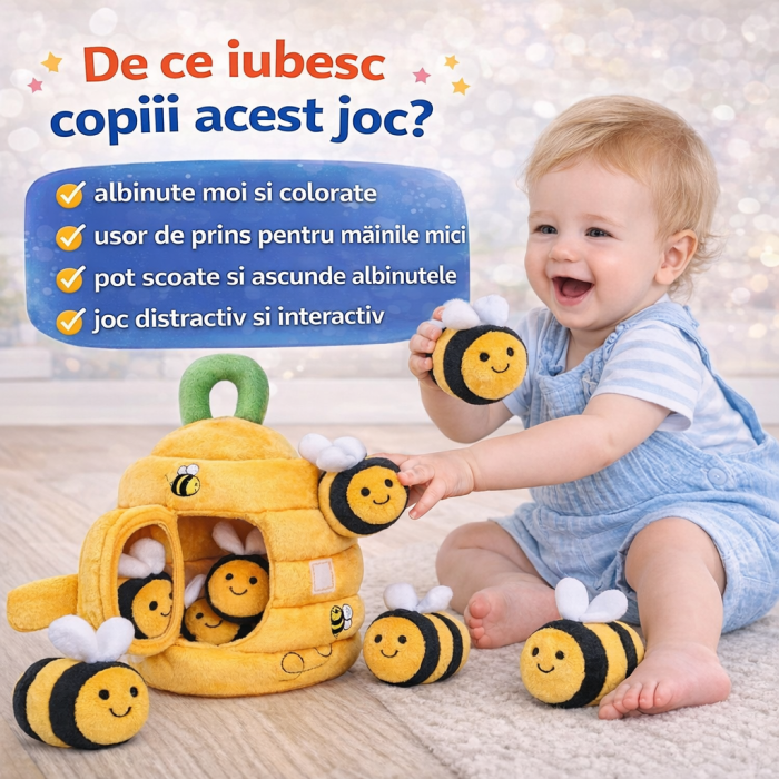 Joc Educativ din Plus – Stupul cu Albinute pentru Copii 1+ [3]