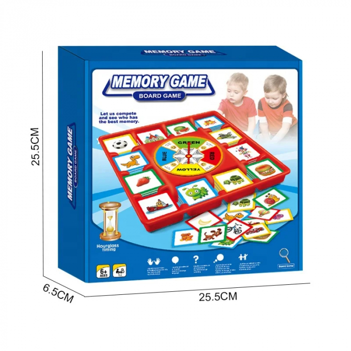 Joc Interactiv de Memorie cu Cartonase Colorate si Ruleta - Dezvoltarea Memoriei pentru Copii [3]