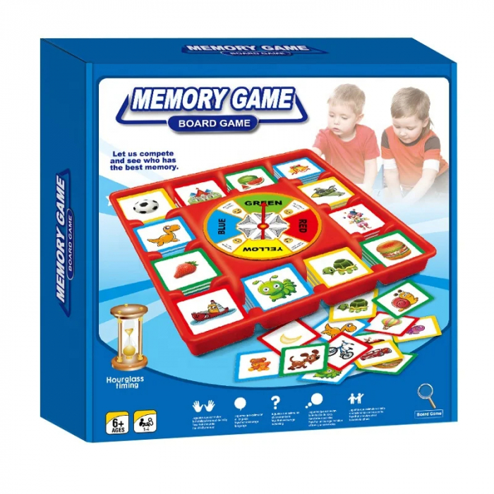 Joc Interactiv de Memorie cu Cartonase Colorate si Ruleta - Dezvoltarea Memoriei pentru Copii [1]