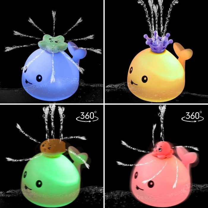 Jucarie de Baie Balena cu 4 accesorii [4]