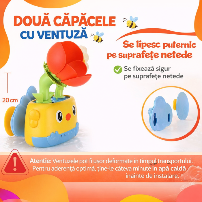 Jucarie Interactiva de Baie pentru Copii – Floare [2]
