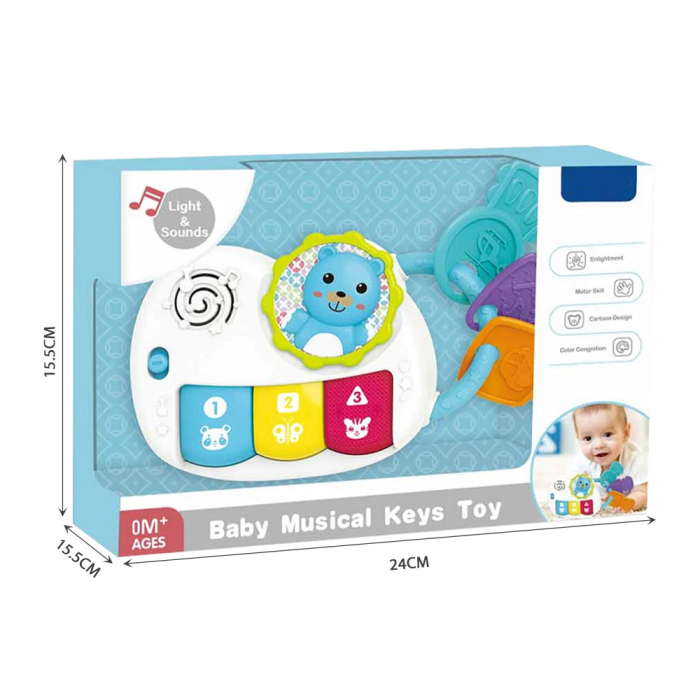 Jucarie Muzicala pentru Bebelusi - Chei Interactive cu Sunete si Lumini [2]