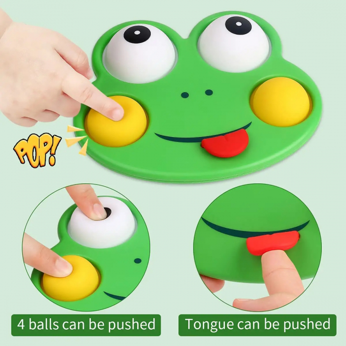 Jucarie senzoriala broasca pentru copii – Pop & Push [6]