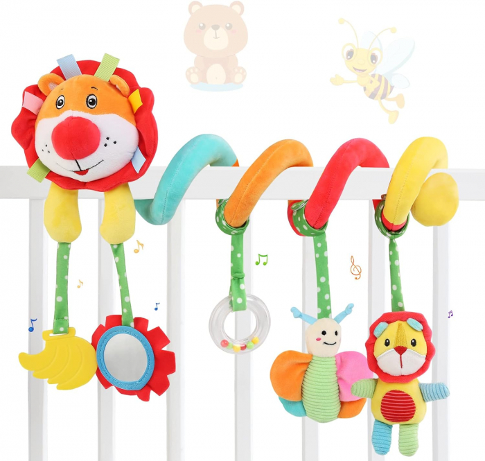 Jucarie spirala Leut pentru patut si carucior [7]