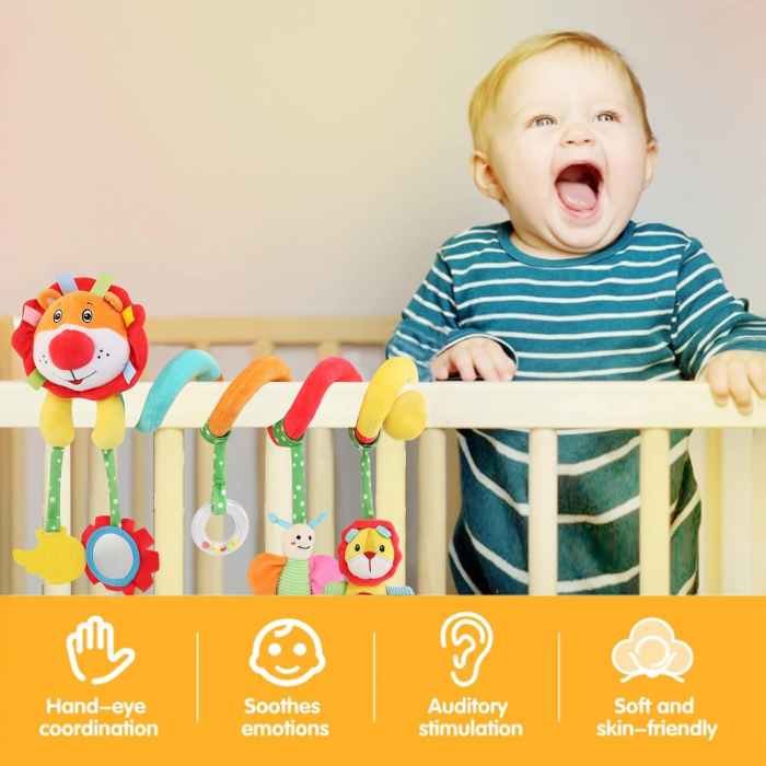 Jucarie spirala Leut pentru patut si carucior [4]