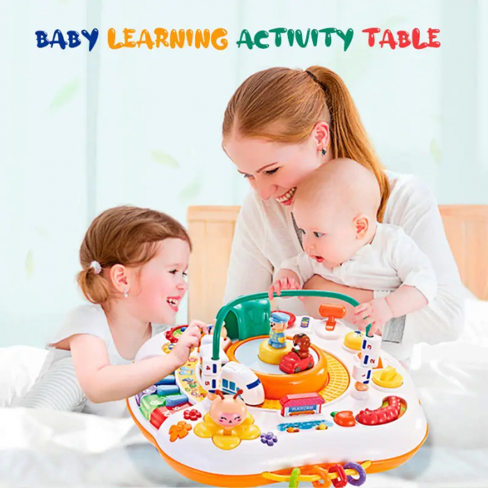 Masa Interactiva Educativa pentru Bebelusi cu Trenulet [2]
