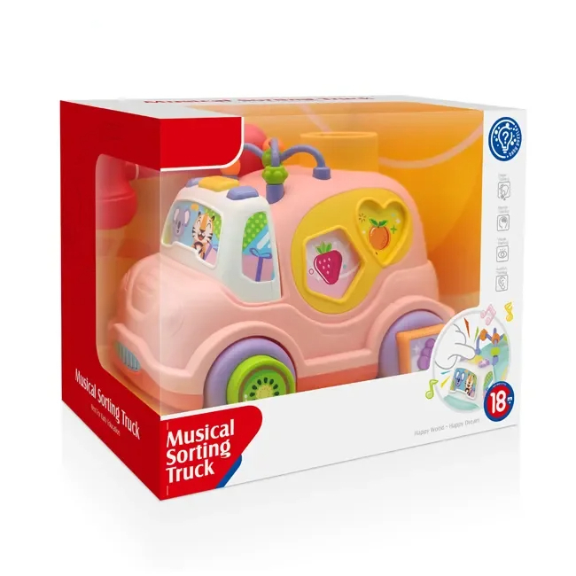 Masinuta Bebe pentru Sortat Forme - Jucarie Educativa Interactiva [5]