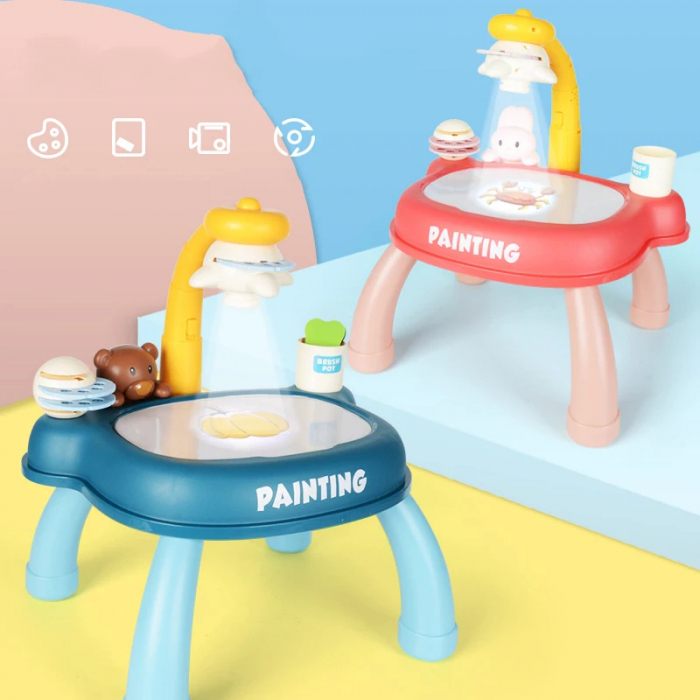 Masuta interactiva cu proiector – Set creativ de desen pentru copii [1]