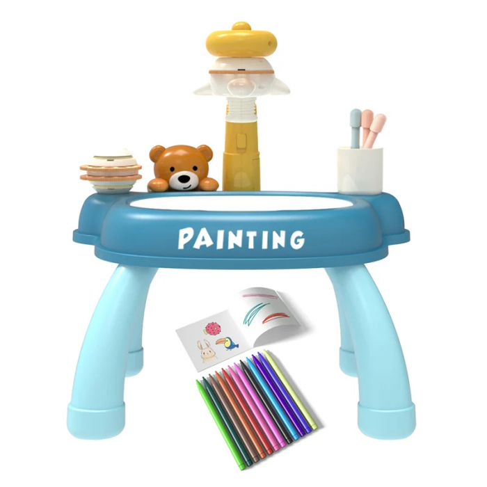Masuta interactiva cu proiector – Set creativ de desen pentru copii [7]