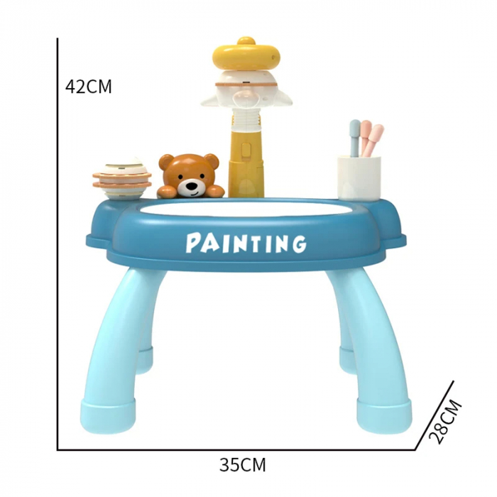 Masuta interactiva cu proiector – Set creativ de desen pentru copii [5]