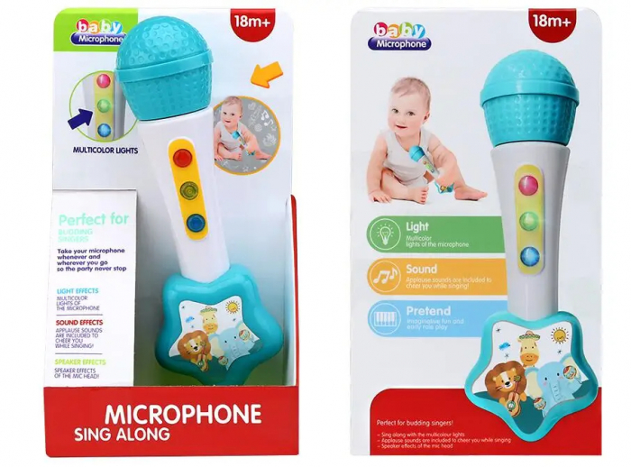 Microfon interactiv pentru copii cu lumini si sunete Stea [4]