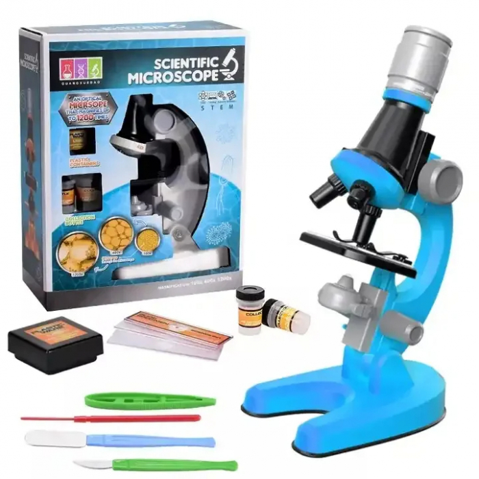 Microscop pentru copii – Set stiintific educativ cu accesorii [2]