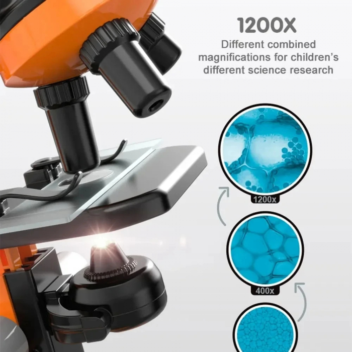 Microscop pentru copii – Set stiintific educativ cu accesorii [7]