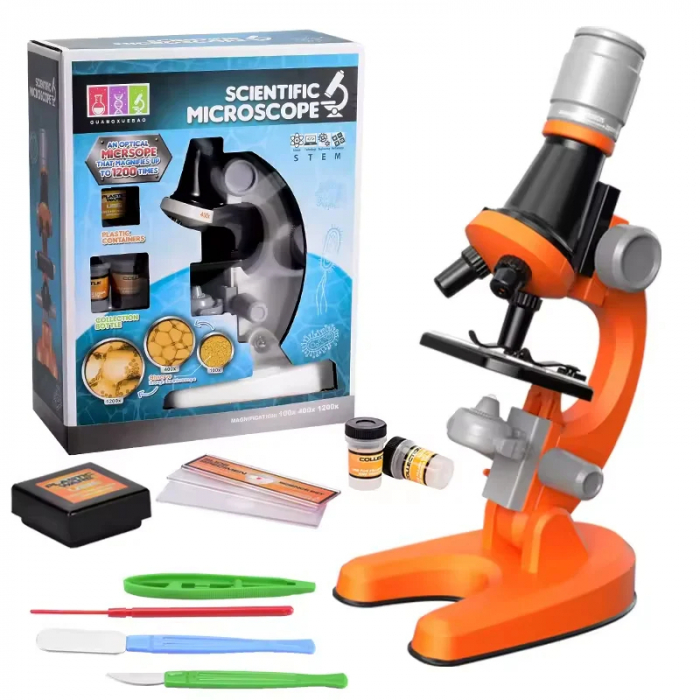 Microscop pentru copii – Set stiintific educativ cu accesorii [1]