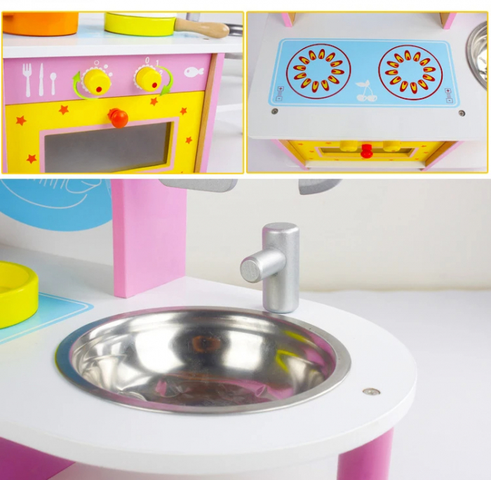 Mini Bucatarie din Lemn pentru Copii [7]