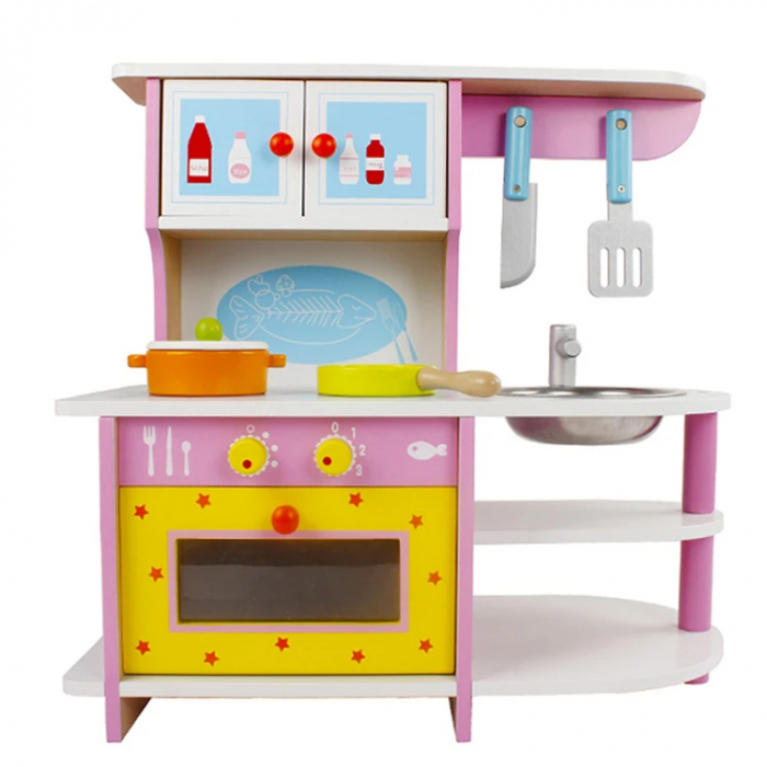 Mini Bucatarie din Lemn pentru Copii [6]