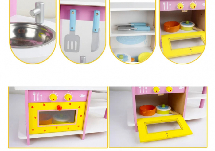 Mini Bucatarie din Lemn pentru Copii [4]