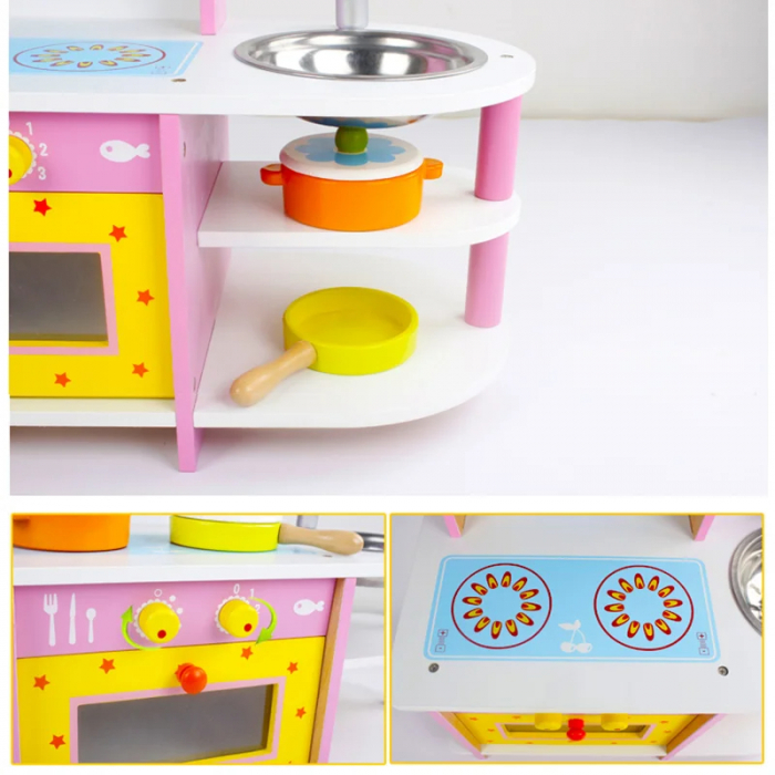 Mini Bucatarie din Lemn pentru Copii [2]